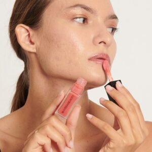 Flamingo pink lip balm