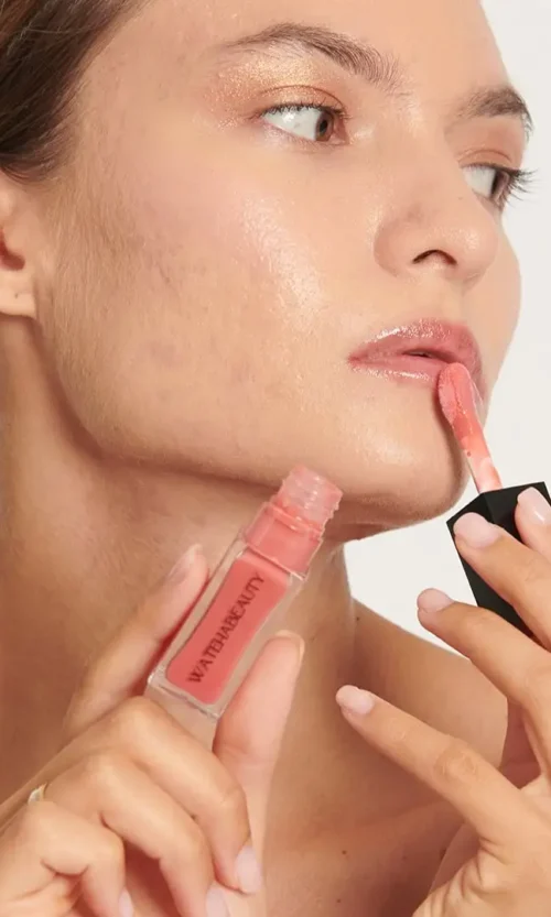 Flamingo pink lip balm
